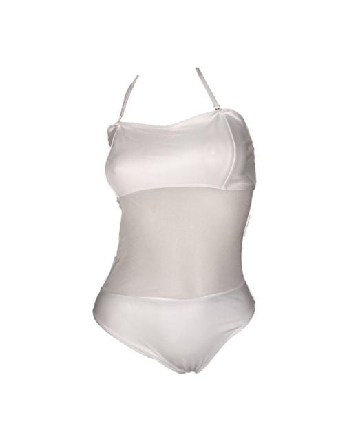 Brasini Swimwear Gray Leme Mesh One Piece Swimsuit