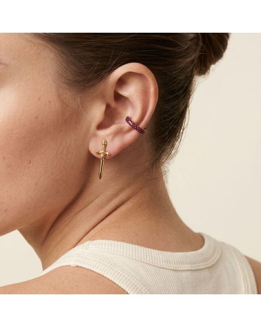 Jaredjamin Metallic Lady Macbeth Stud Earrings