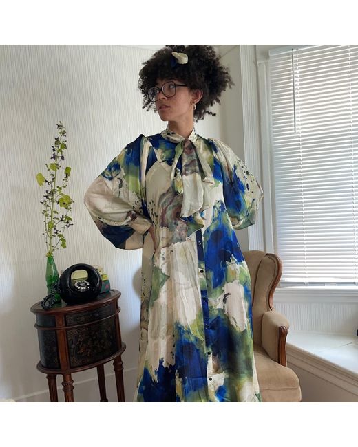 Zasta Studio Green Summer Print Edition Dress Four
