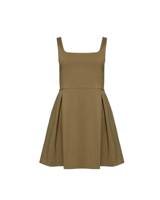 Forever Young the label Green Mini Poplin Dress