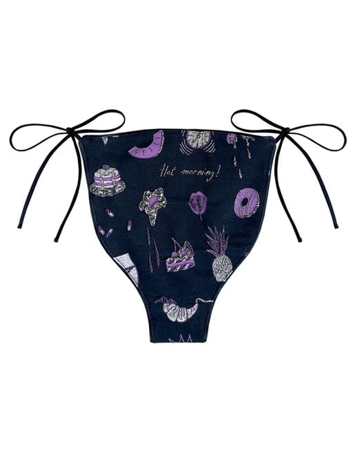 GeeGee Collection Blue Verano Bikini Bottoms