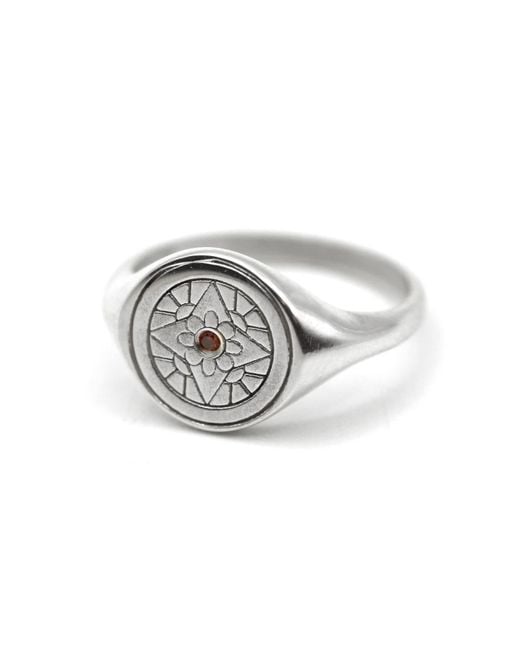 VicStoneNYC Fine Jewelry Metallic Natural Diamond Flower Ring