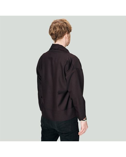 MOE Black Checkered Wool Vest Jacket