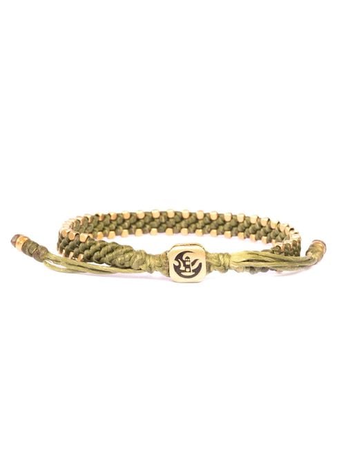 Harbour Uk Metallic Harrogate Connection Brass Rope Bracelet