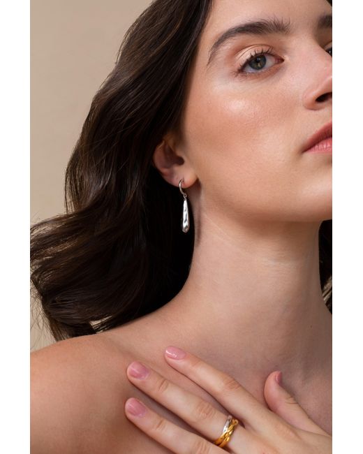 Zynnia Collective Metallic Everyday Teardrop Dangles
