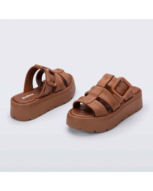 Melissa Brown Pump Platform Sandal