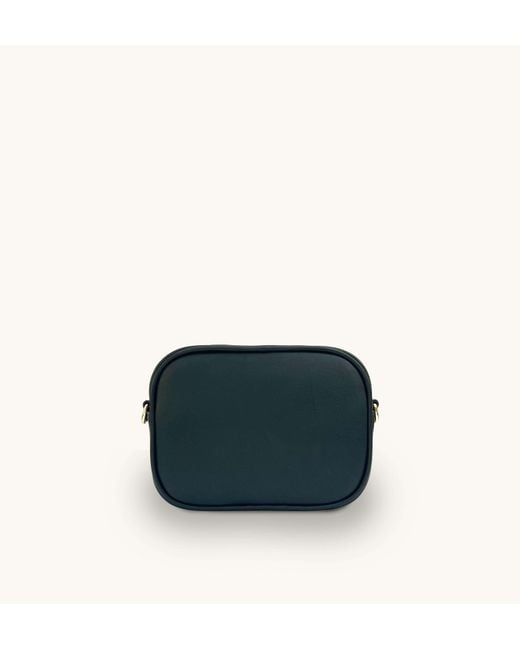 Apatchy London Blue The Penelope Woven Leather Camera Bag