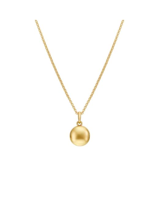 Dinny Hall Metallic Button Locket Necklace