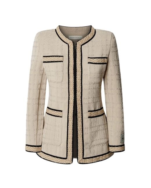 The Extreme Collection Metallic Tweed-Knit Structured Jacket Prince