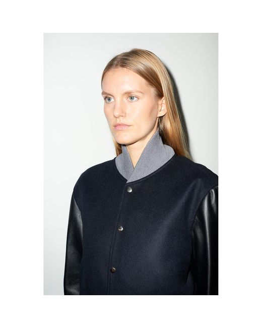 Hegarty Blue Varsity Bomber Jacket