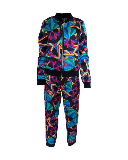 Any Old Iron Blue Skull Joggers