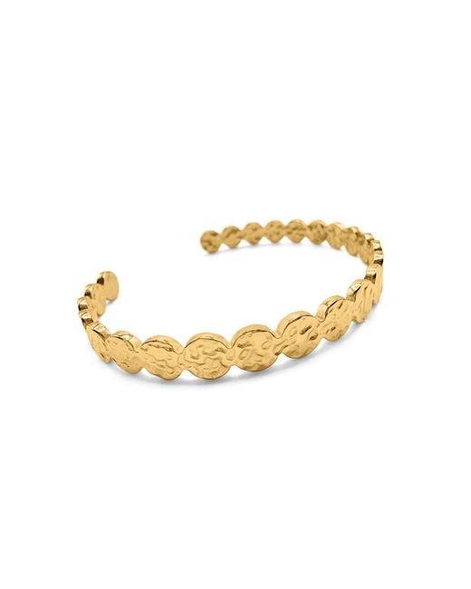 Evie Jewelry Metallic Press Play Cuff Bracelet