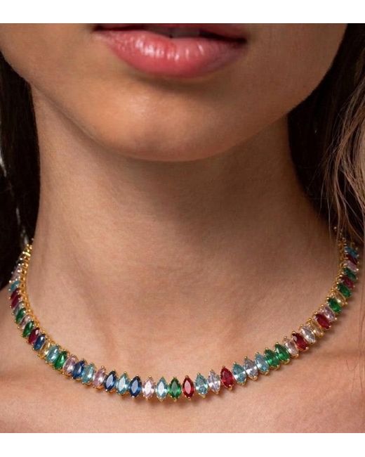 Latelita London Metallic Marquise Choker