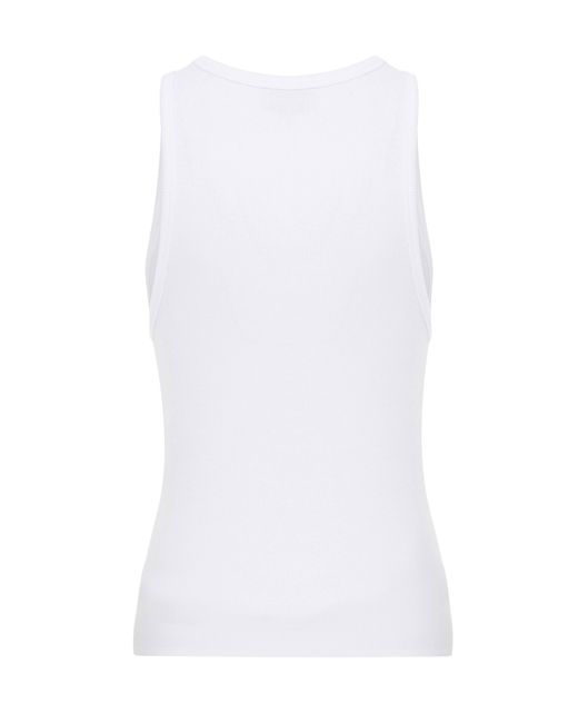 Je Te Veux White Jtv Tank Top for men
