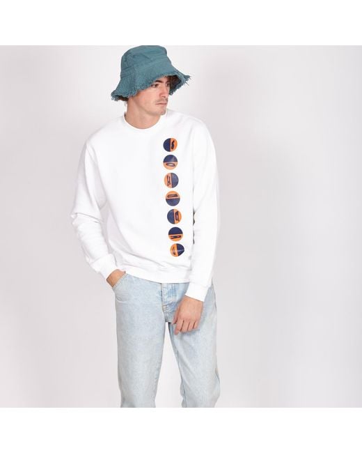 SOHUMAN White Voi Organic Cotton Sweatshirt