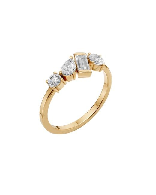 Aya Fine Jewelry Metallic Multi-Shape Lab Diamond Ring