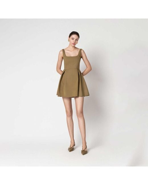 Forever Young the label Green Mini Poplin Dress