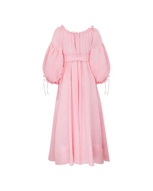 Lisa The Label Pink Cafe Society The Countess Dress Peony