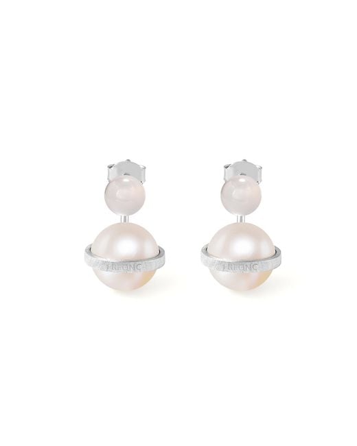 Freqnc Atelier Purple Orphic Cosmic Egg Earrings