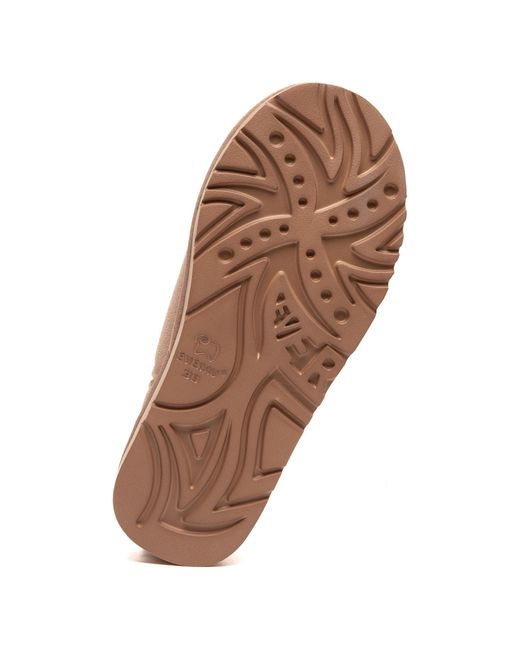 EverAu Australia Pink Wigeon Leather Slippers