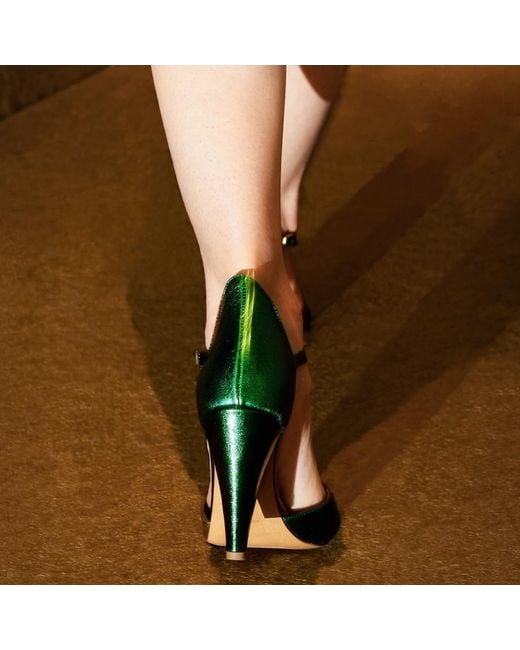 Rosamund Muir London Green Aurora Metallic & Heels