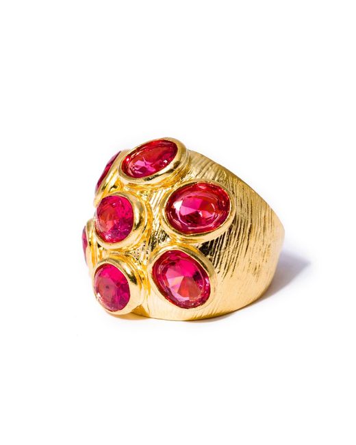 Kybele Studio Pink Blush Multi-Gemstone Cocktail Ring
