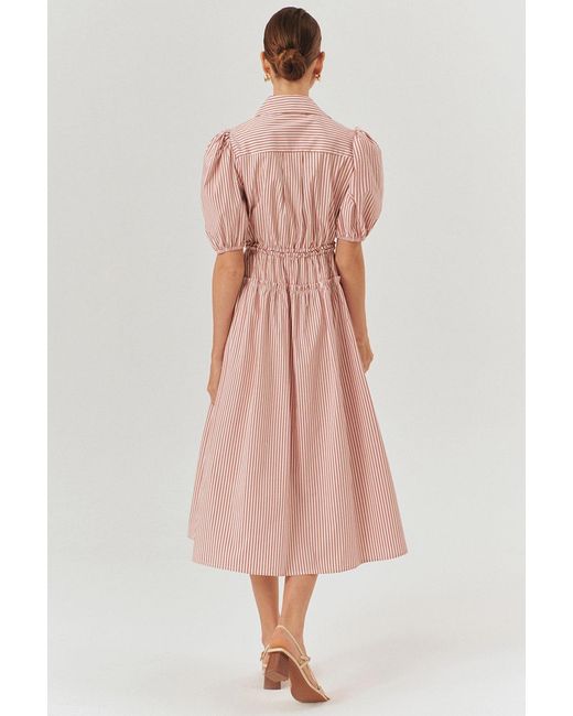 Exquise Pink Legacy Midi Dress –