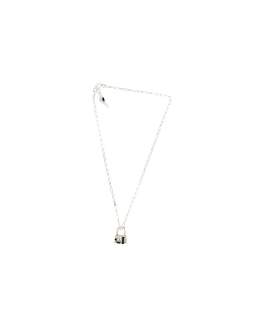 Vicki Sarge Black The Tweed Lock Necklace