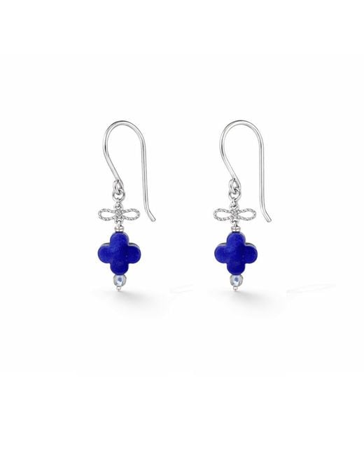 Inari Jewellery Blue Pulut Tai Tai Short Earring