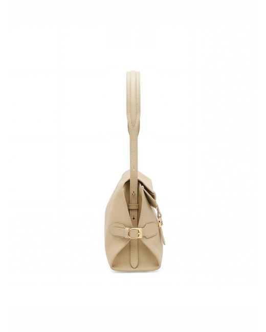Orange Cube Natural Fantina Folded Hobo Bag