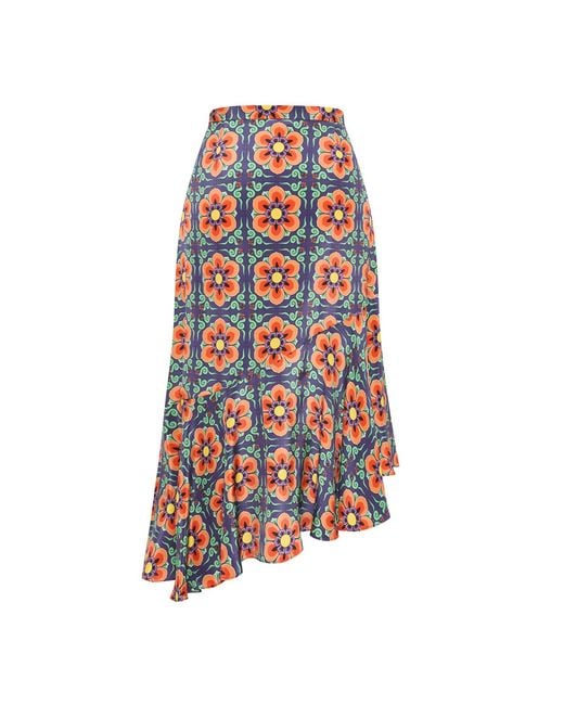 Emma Wallace Blue Fang Skirt