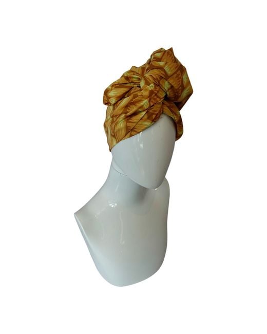 Romer Millinery Brown Twisturban Turban Blond Braid Coiffure