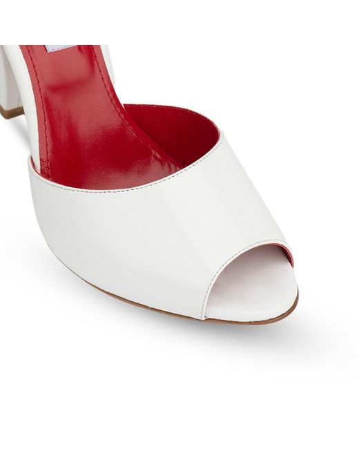 Rosamund Muir London Pink Montavia Patent Mules