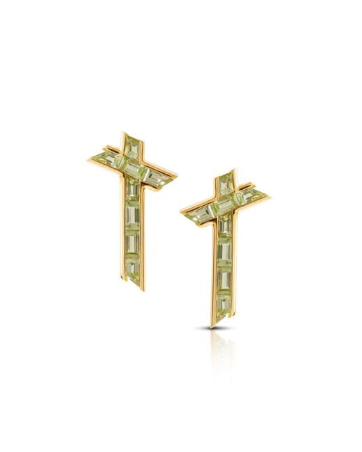Kasun Metallic Lucky Star Earrings