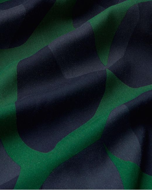 Thinking Mu Green Leaf Ecovero Katha Blouse