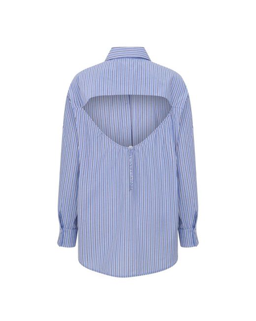 Thisisu Collection Blue Skyline Stripes Shirt