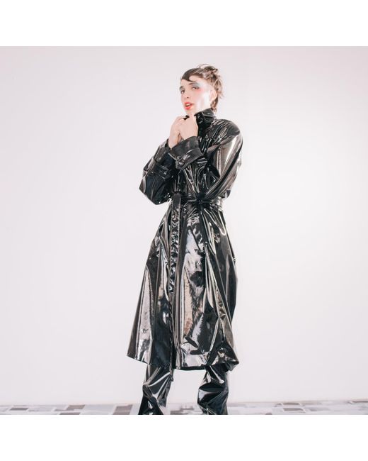 Paloma Lira Black Matrix Trench for men