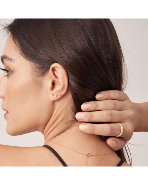 Shabella Nyc Metallic Constellation Earring