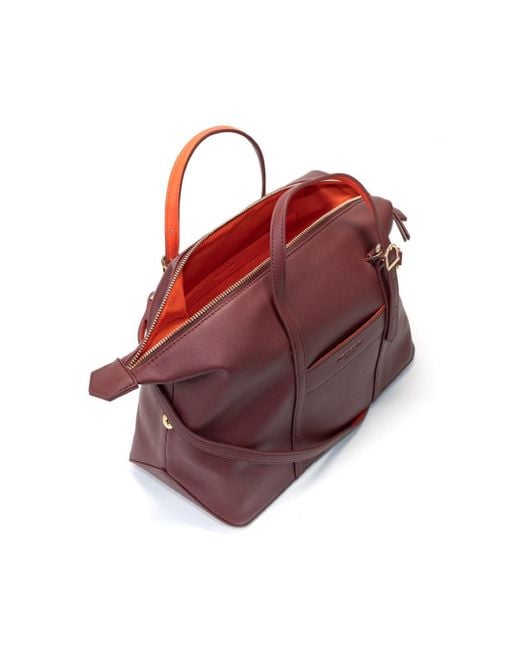 CAMPO MARZIO Roma 1933 Purple Ariana Bowling Bag
