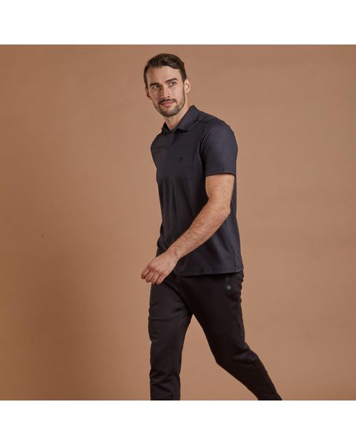 NUMBAT Blue Sports Polo Shirt for men