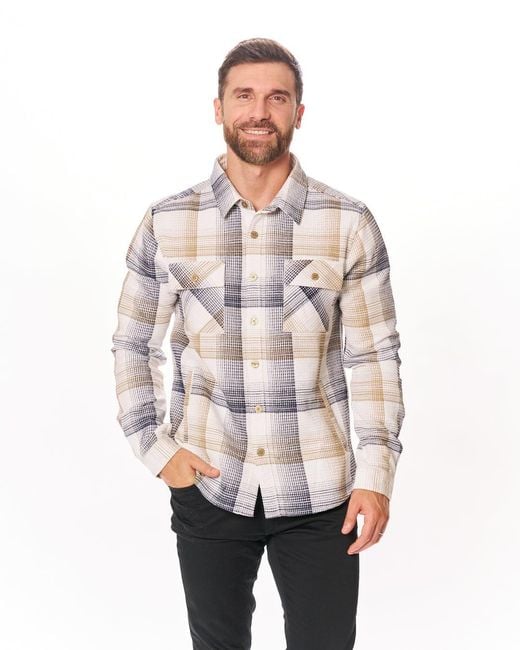 Vustra Gray Stonebridge Shacket for men