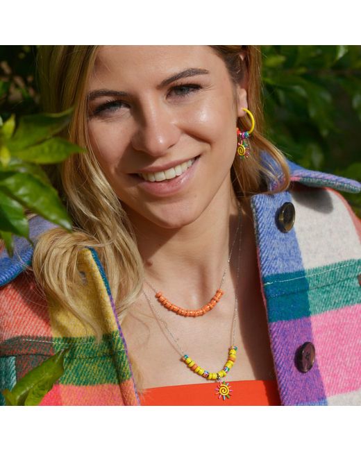 Pinnole Yellow Earrings