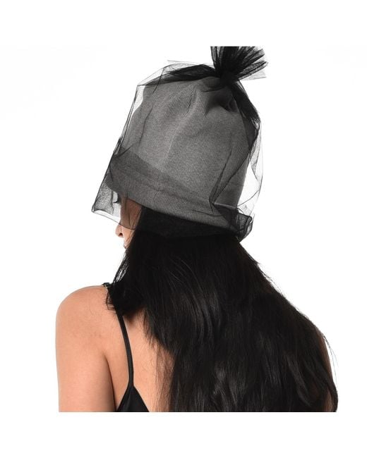 Metamorph Gray Beanie With Mesh Layer