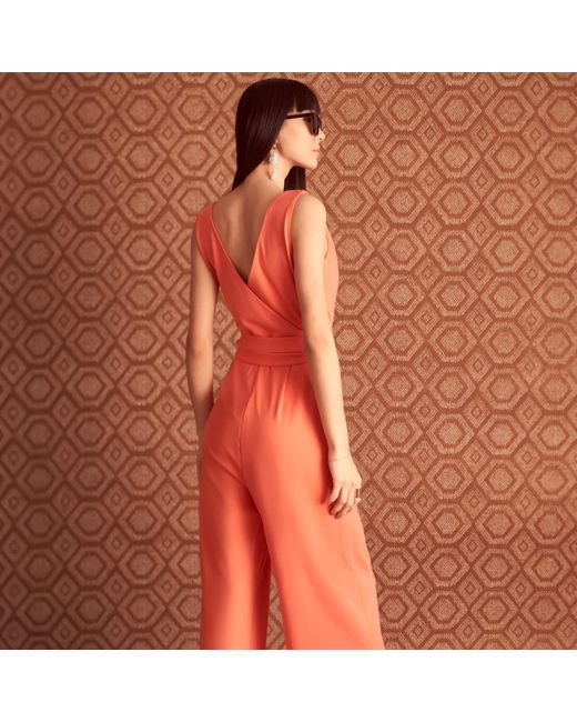 Emma Wallace Red Lora Jumpsuit