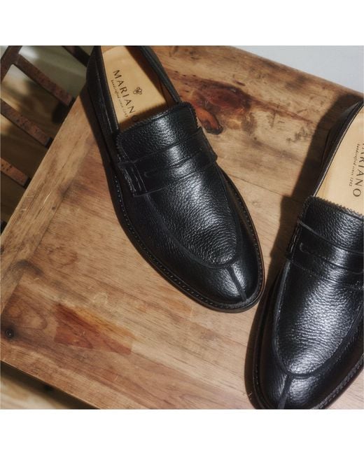 Mariano Shoes Black Restelo Loafer for men