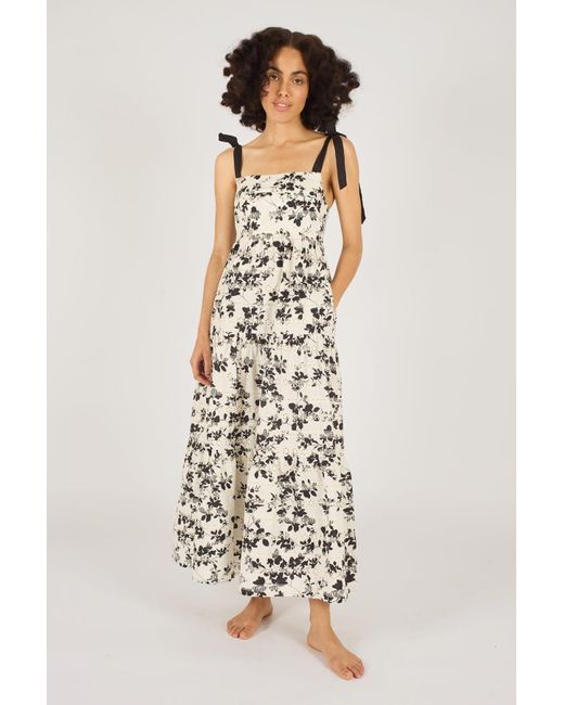 Traffic People Natural Long Hot Summer Lily Dress