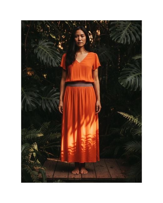 Nooki Design Orange Lulu Summer Dress