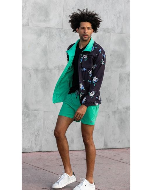 Lords of Harlech Green Quack Swim Short for men