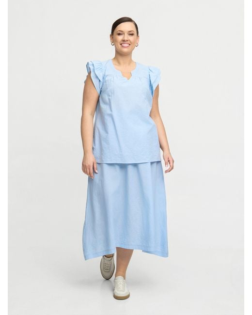 Zoe Blue Cloe Top