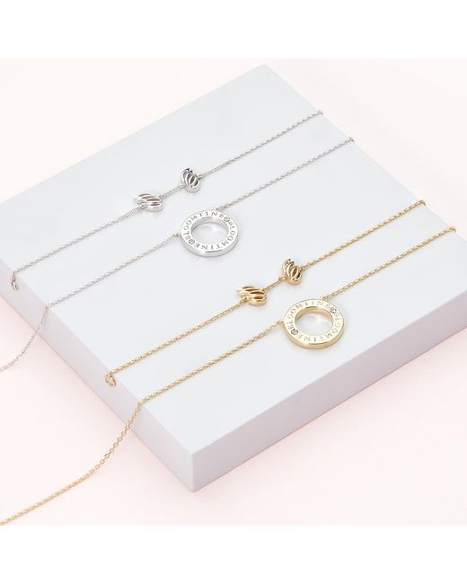 BLOOMTINE | Earth Angel HQ Metallic Mini Halo Wings Diamond & Solid Angel Necklace